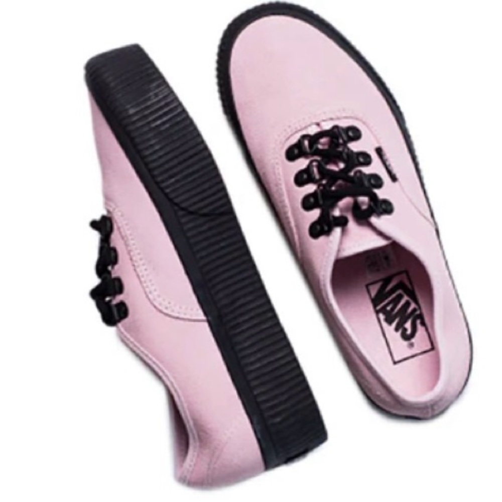 Vans Authentic Platforms in Chalk Pink